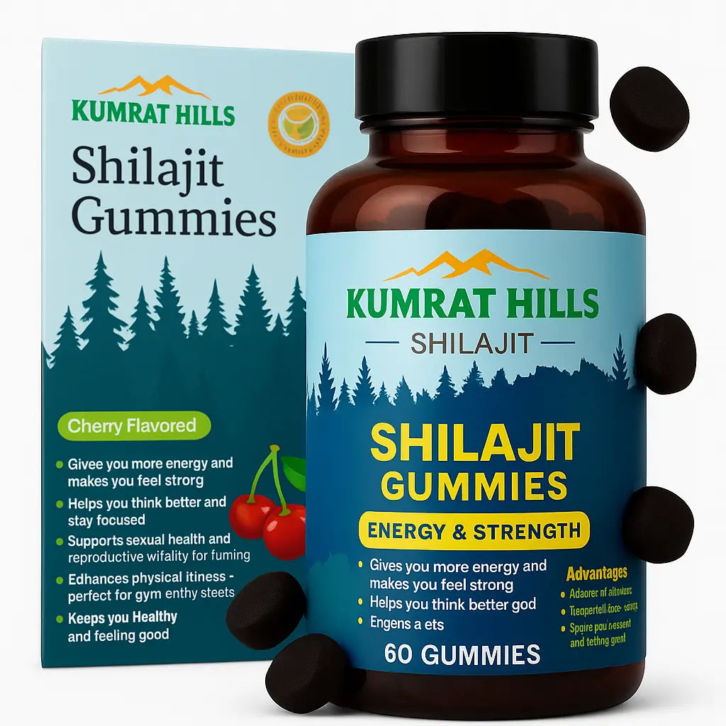 Kumrat Hills Shilajit Gummies – Cherry Flavored