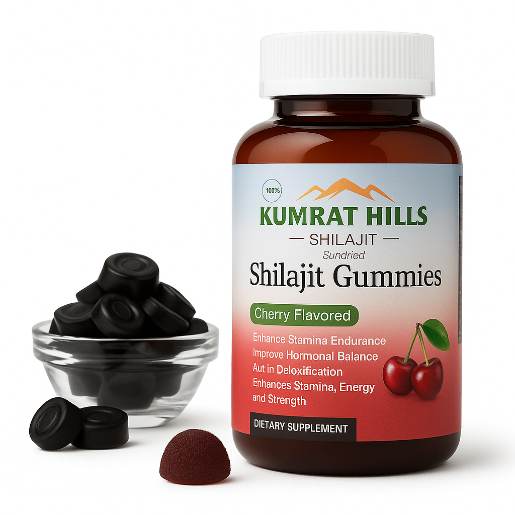 Kumrat Hills Shilajit Gummies – Cherry Flavored